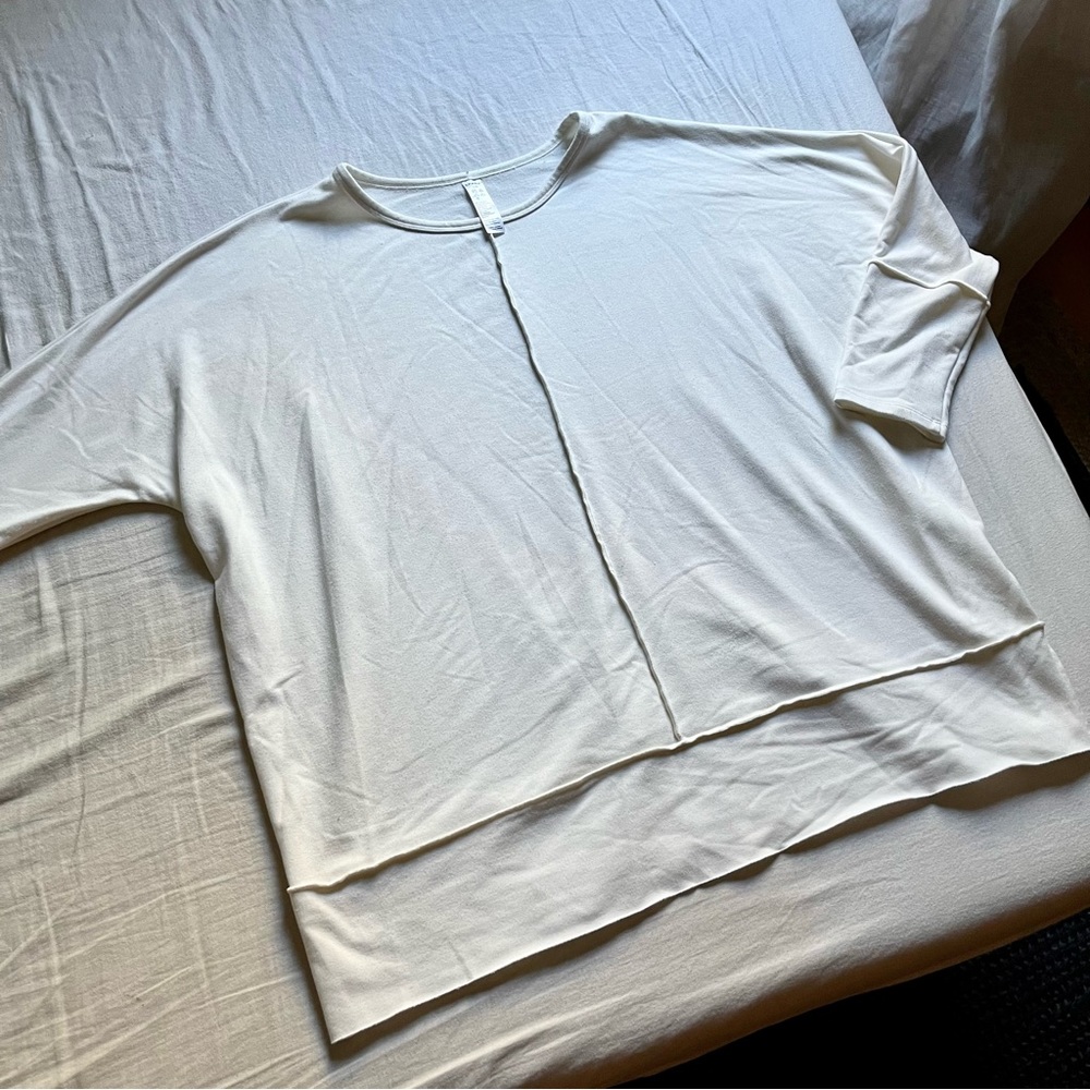 SPANX Women's Crew Neck Sweater -  Ivory Color